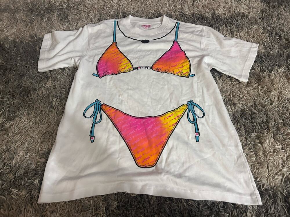 Poppi x Love Island Women's M/L Exclusive Influencer Merch Bikini T-Shirt